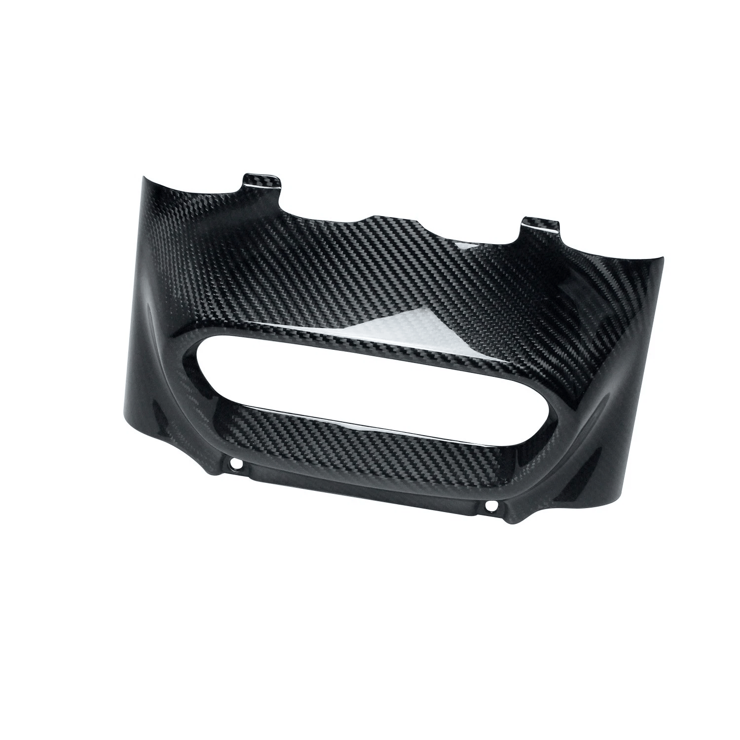 Black Carbon Fiber Headlight Fairing for Harley 2018-2024 Fat Bob FXFB, FXFBS - Image 3