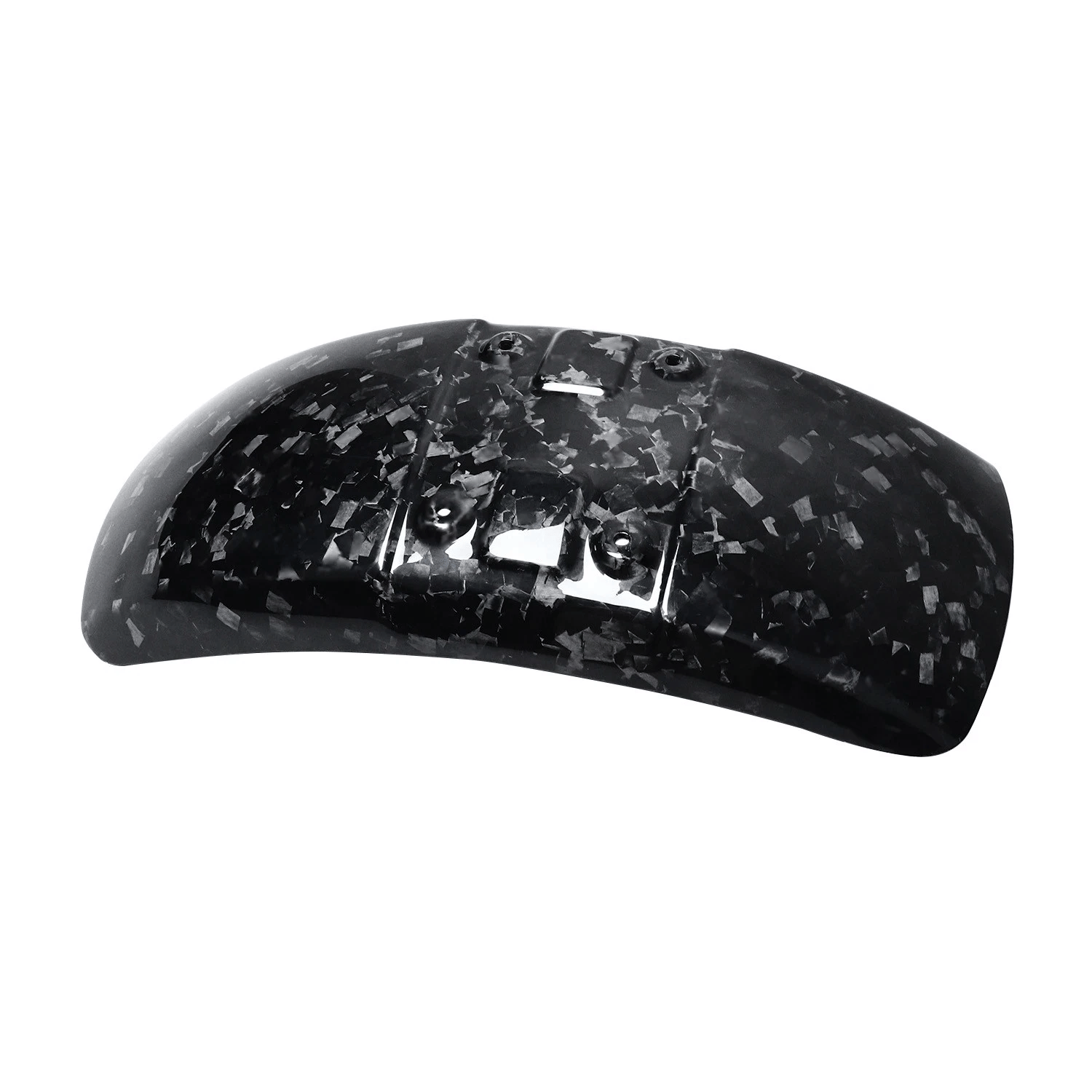 Marble Carbon Fiber Front Fender for Harley 2018-2024 Softail Fat Bob FXFB FXFBS - Image 4