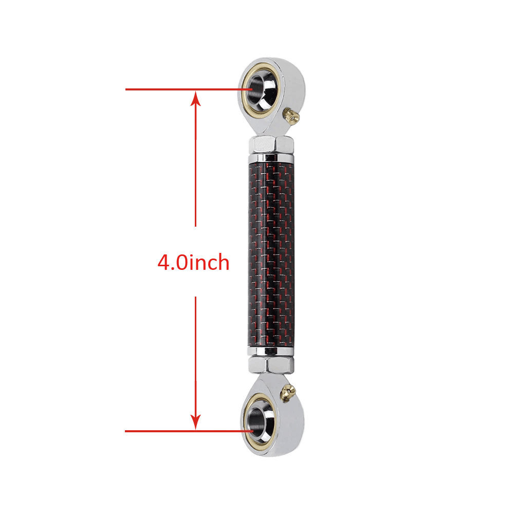 Red Carbon Fiber Shifter Shift Linkage for Harley FXBB FXST FXLR FXLRS FXDB FXDC (SILVER) - Image 3