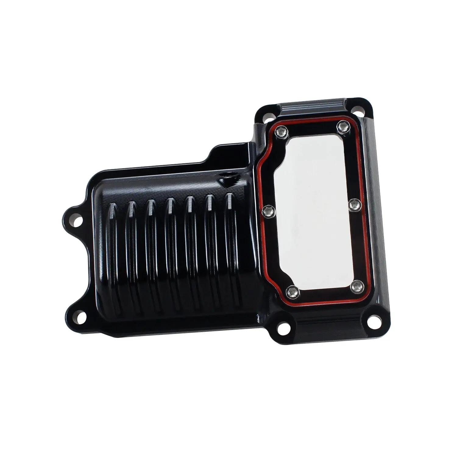 Black Twin Cam Transmission Top Cover for Harley 2006-17 Road Street Glide FLHT - Image 5