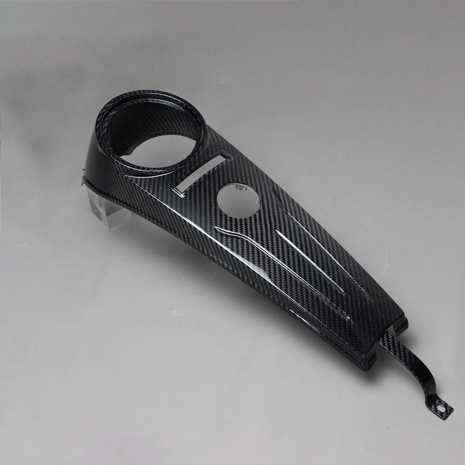 Carbon Fiber Fuel Tank Dash Panel Cover for Harley Road King FLHR FLHRXS 14+ - Image 7