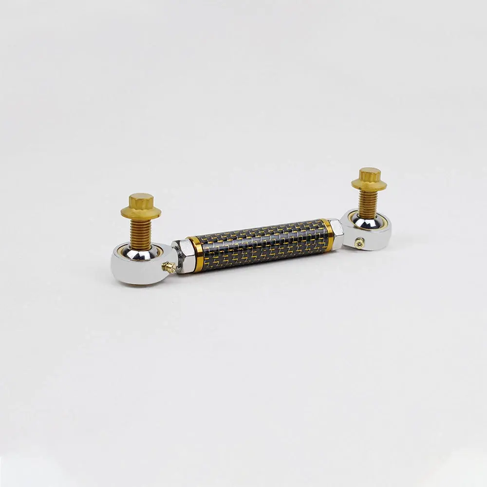 Yellow Carbon Fiber Softail Mid Control Shift Linkage for Harley FXST FXBB FXLR(Gold) - Image 3