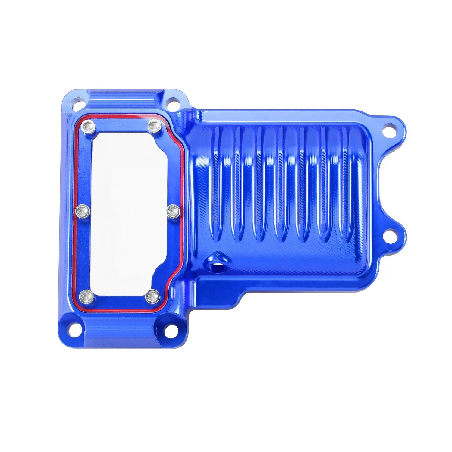 Blue Twin Cam Transmission Top Cover for Harley 2008-17 Softail Dyna Touring FLH - Image 6