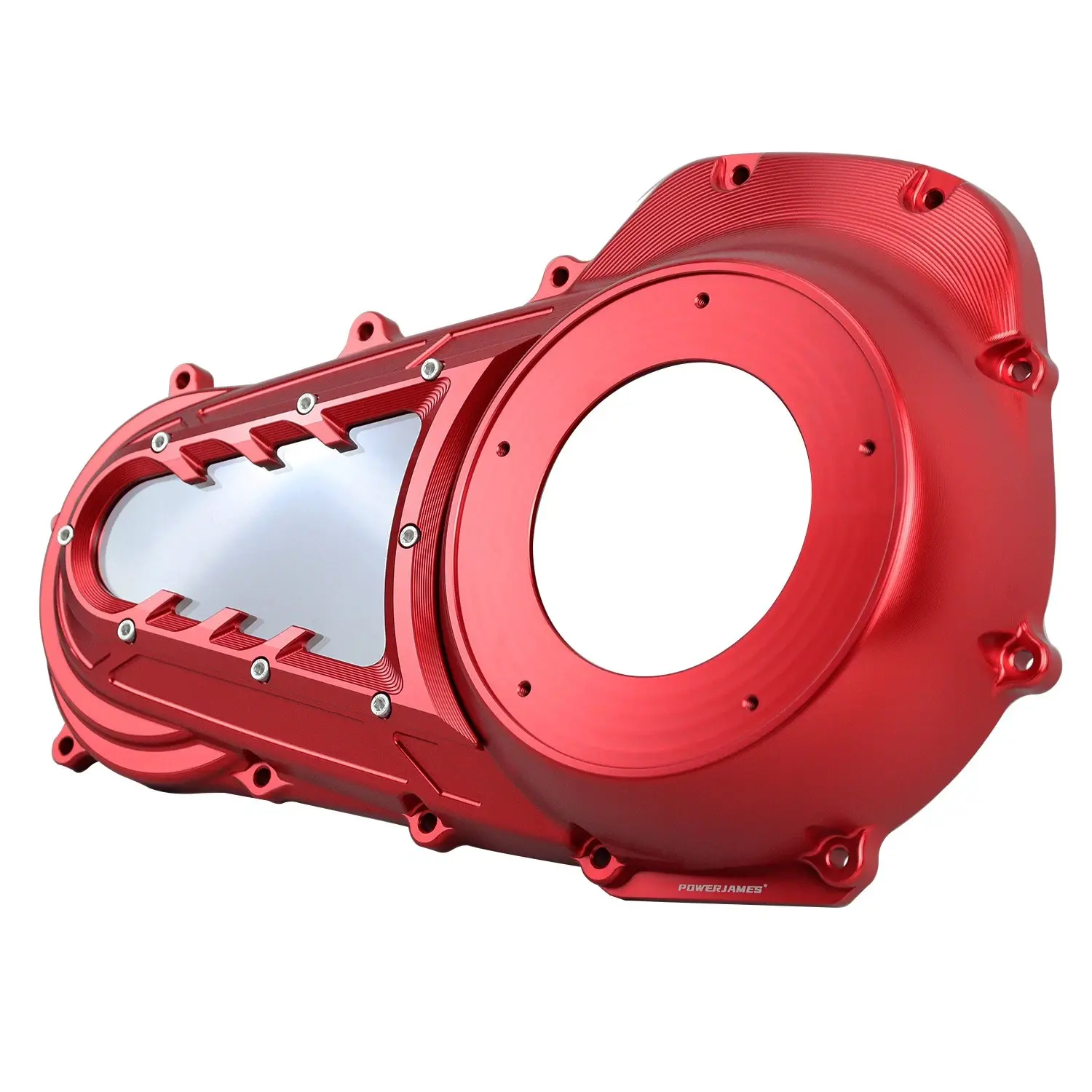 Red Visible Outer Primary Cover for Harley 2017-25 Touring FLTRX FLHX FLHT FLHR - Image 8