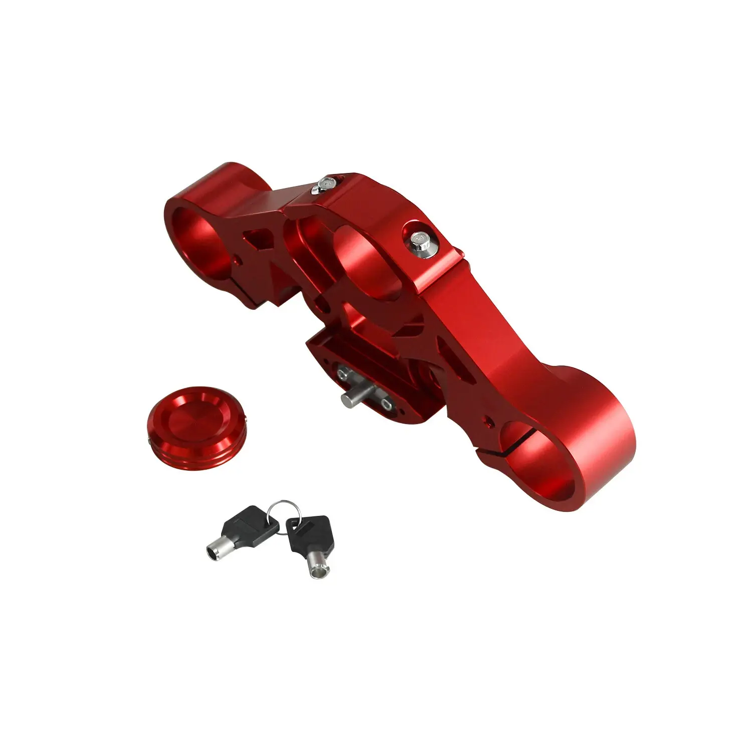 Red Front Upper Top Triple Tree for Harley Touring FLTRXS FLTR FLTRSE FLTRU 15+ - Image 4