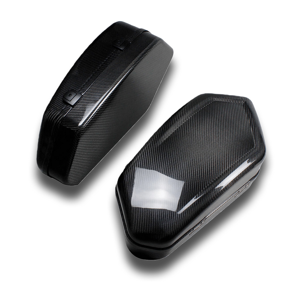Carbon Fiber Saddlebags for Harley Softail Models 2018–2024 - Image 4