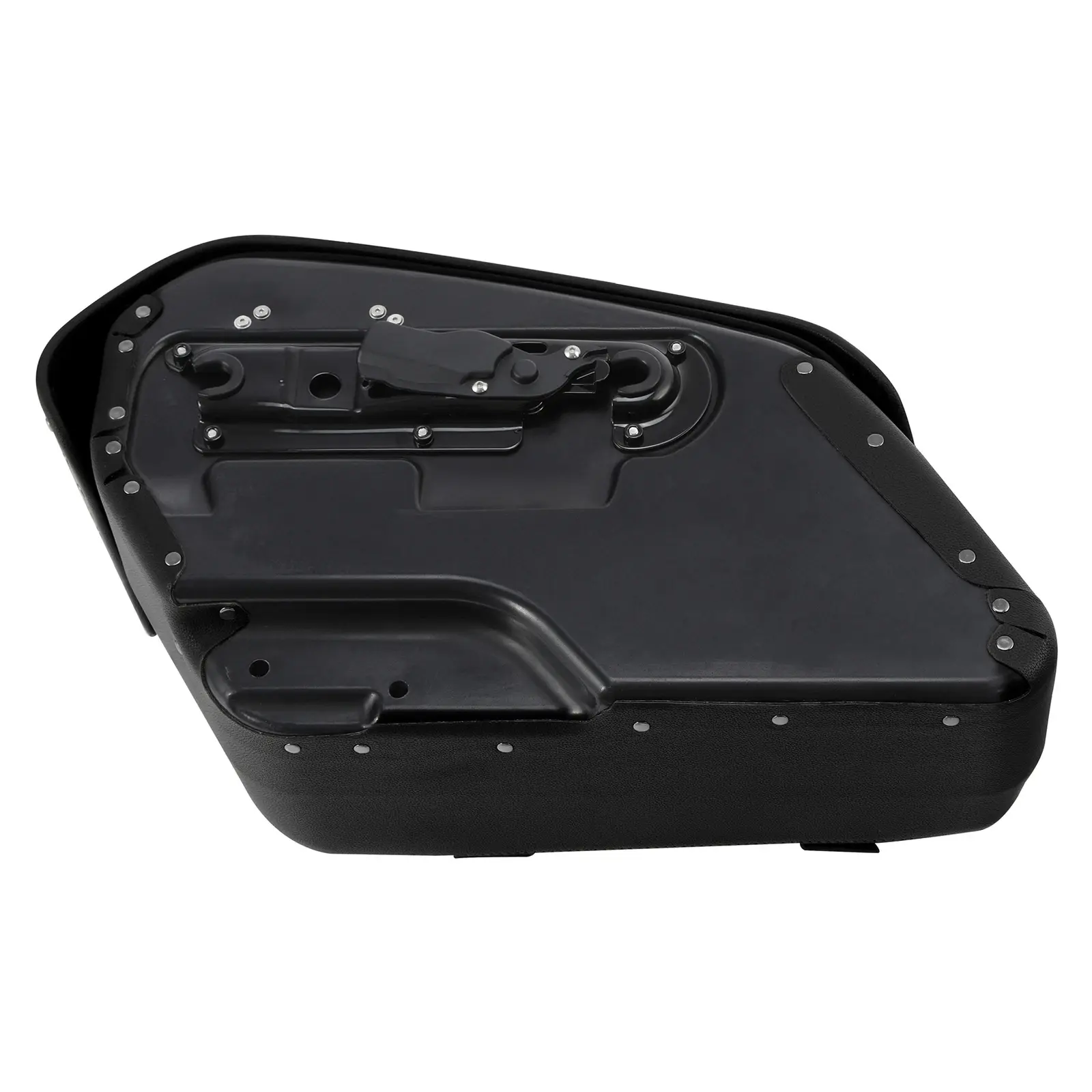Black Detachable Saddlebags For Harley Fat Boy Breakout FLFB 2018-Up US - Image 12