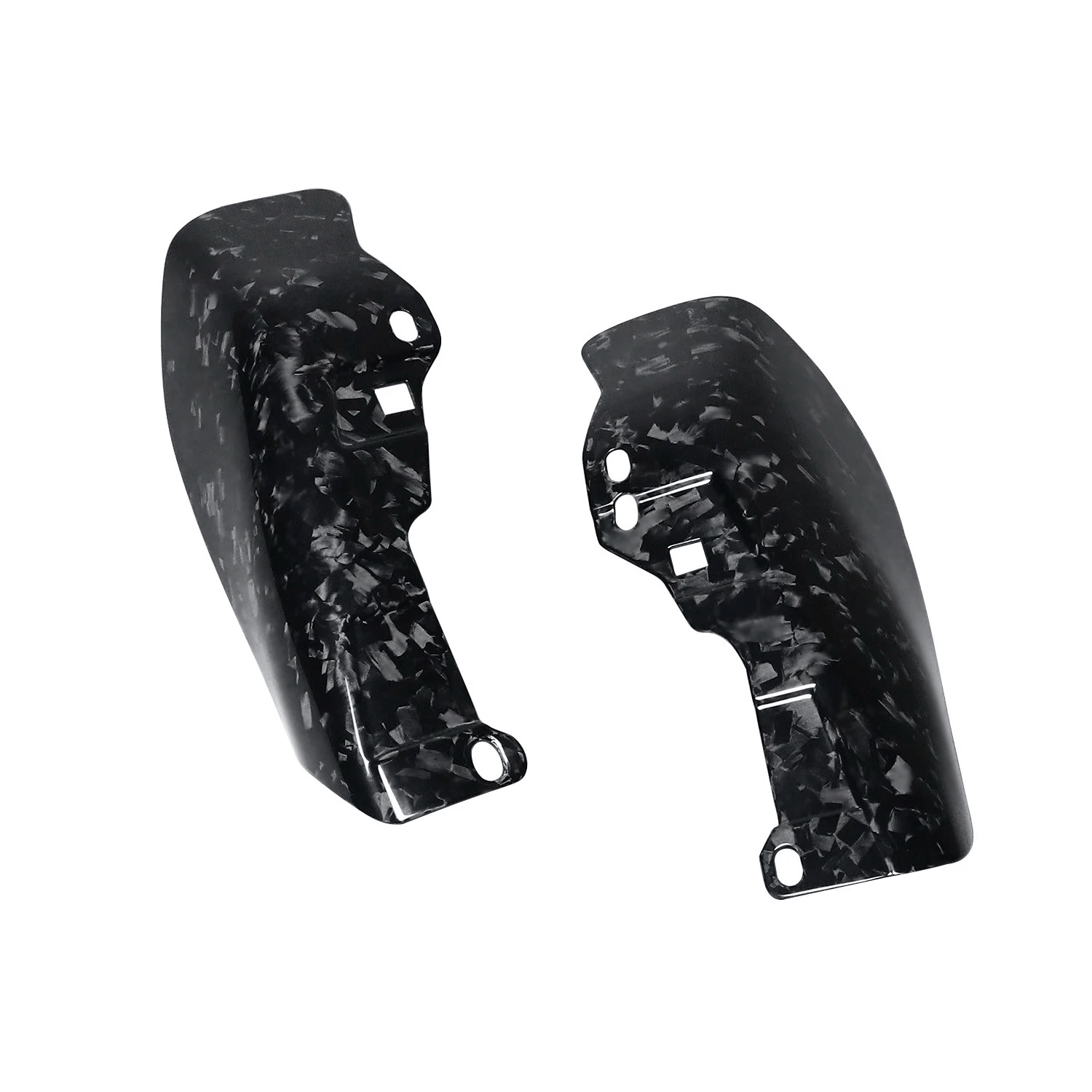 Marbling Carbon Fiber Mid Frame Air Deflector for Harley CVO Street/ Road Glide - Image 2