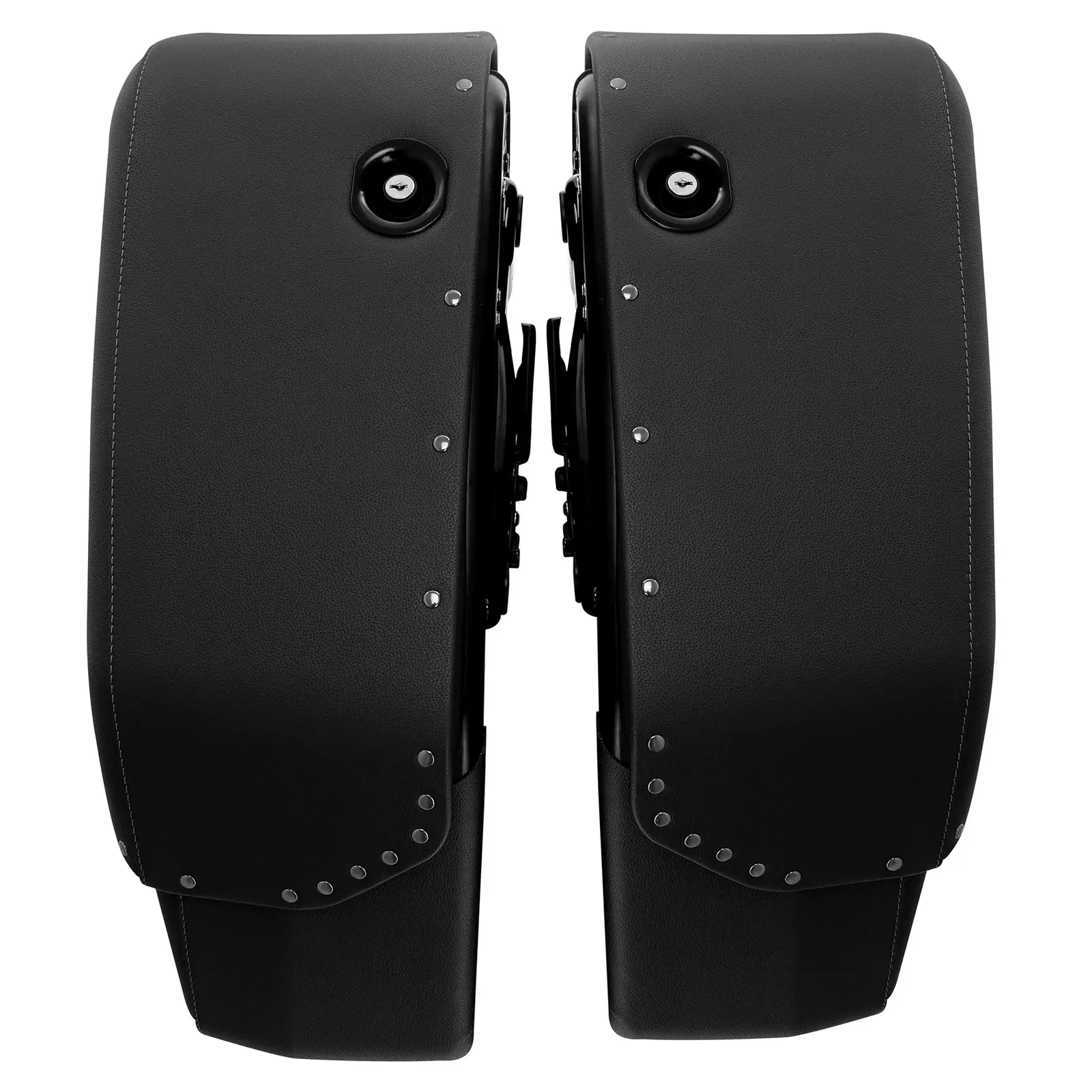 Black Detachable Saddlebags For Harley Fat Boy Breakout FLFB 2018-Up US - Image 5
