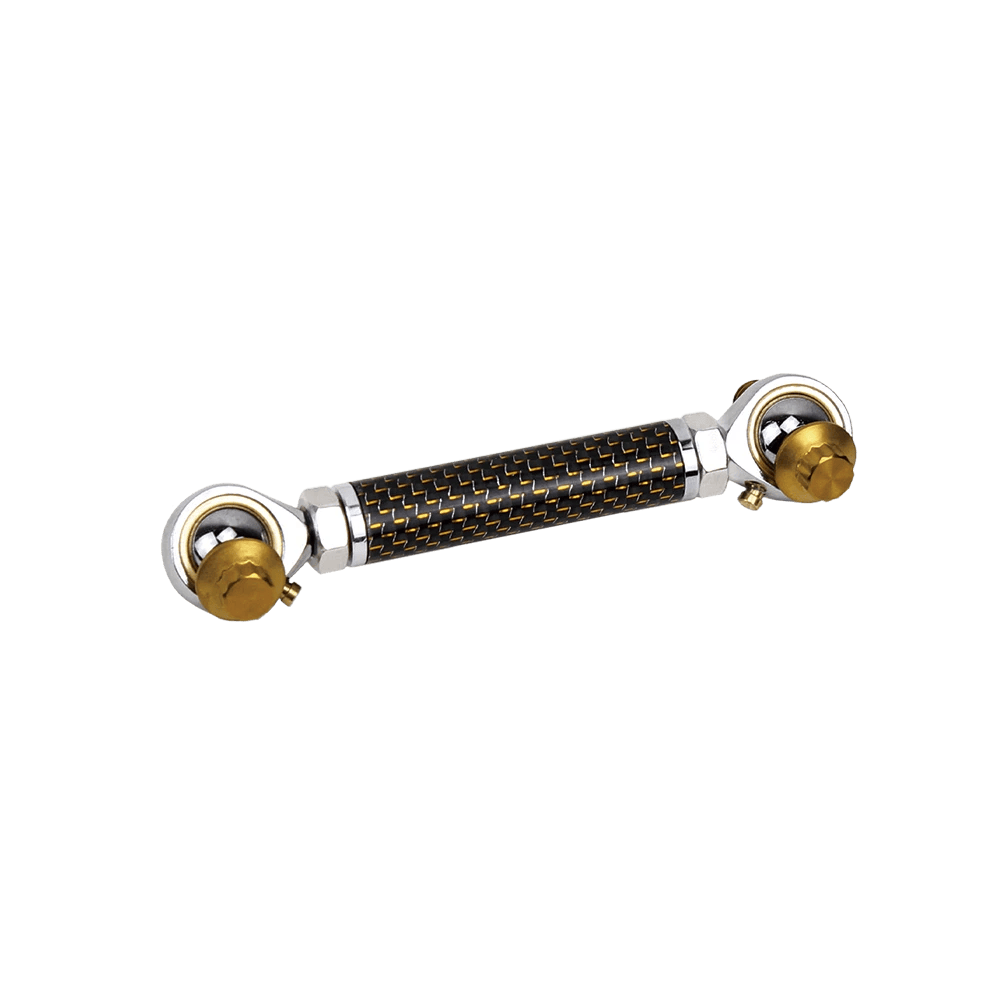 Yellow Carbon Fiber Softail Mid Control Shift Linkage for Harley FXST FXBB FXLR (SILVER) - Image 4