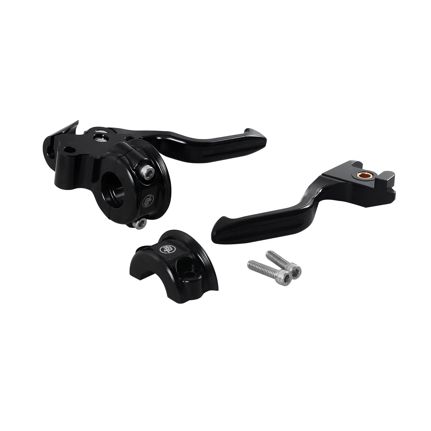 Black Easy Pull Clutch Brake Hand Control Levers for Harley 2018-Later Softail - Image 2