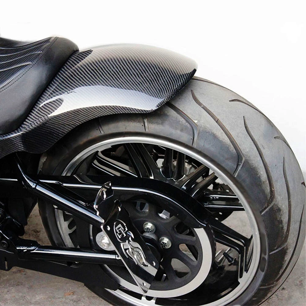 Carbon Fiber Short Rear Fender for Harley Fat Boy FLFB FLFBS Breakout FXBR FXBRS - Image 6
