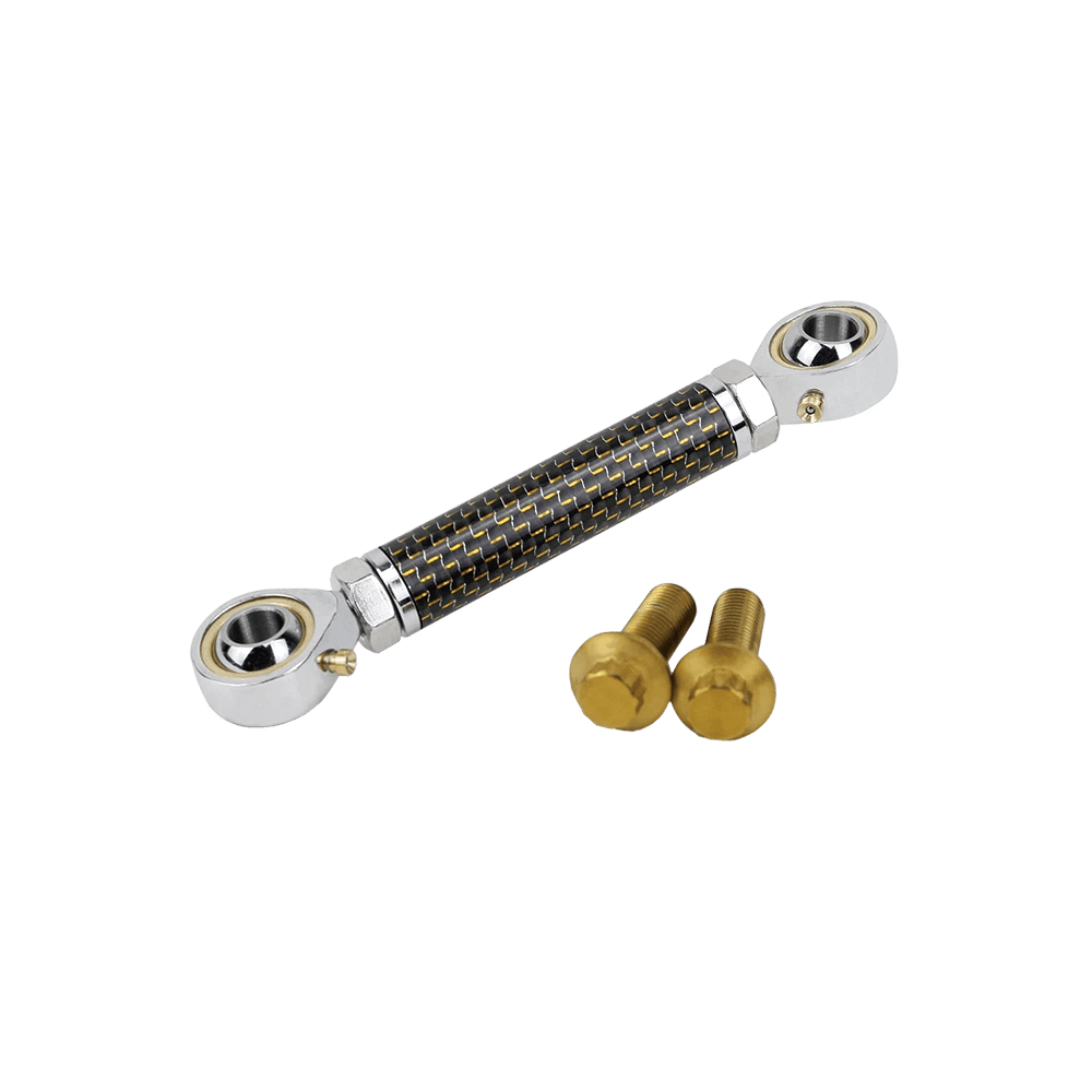 Yellow Carbon Fiber Softail Mid Control Shift Linkage for Harley FXST FXBB FXLR (SILVER) - Image 5