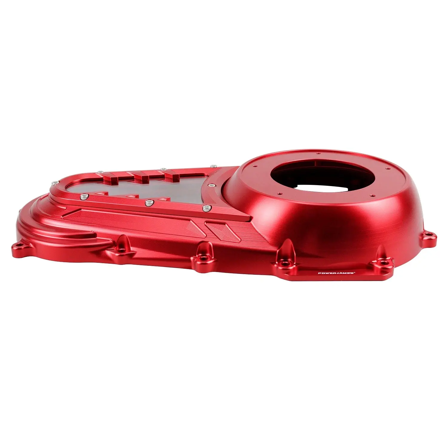 Red Visible Outer Primary Cover for Harley 2017-25 Touring FLTRX FLHX FLHT FLHR - Image 6