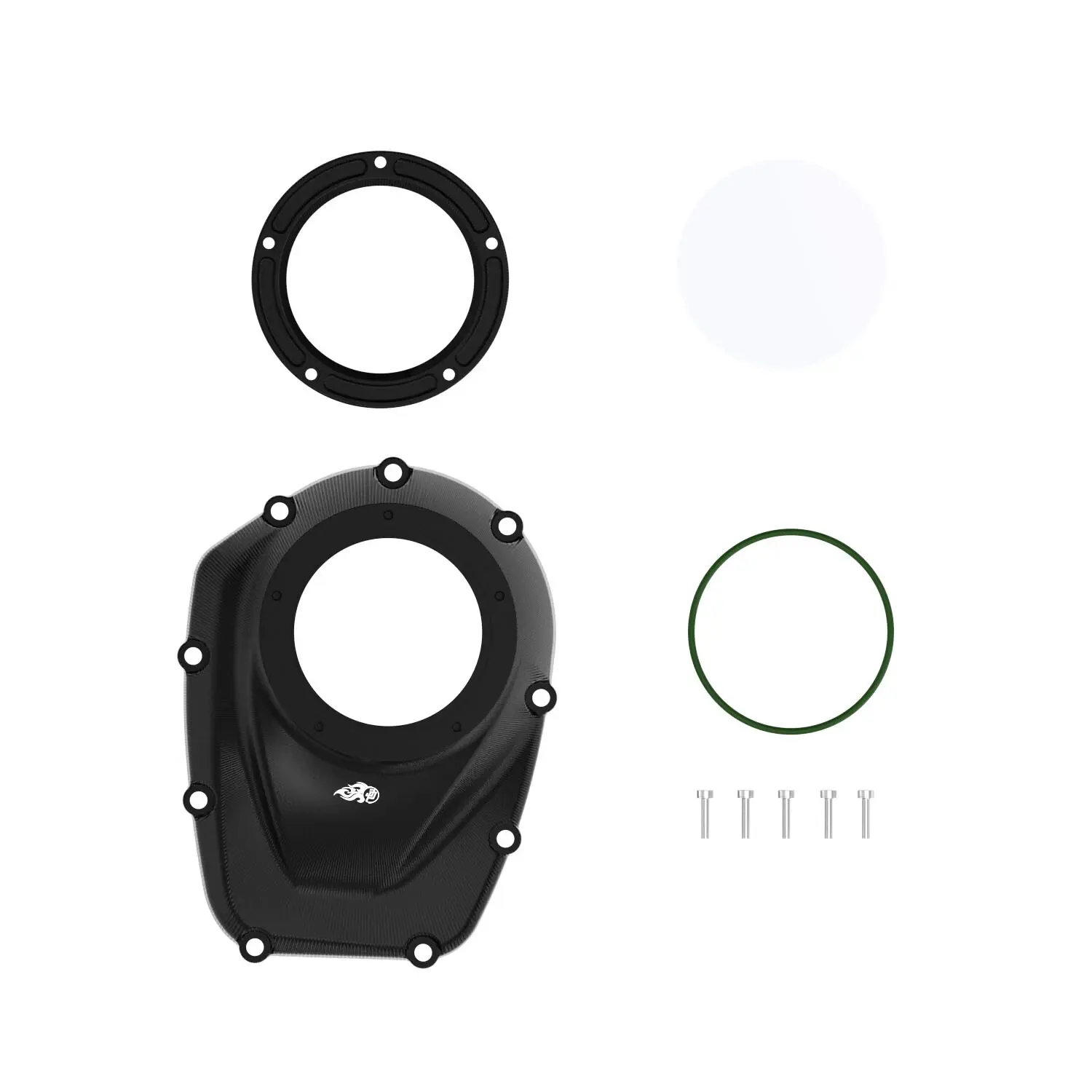Black M8 Camshaft Cover for Harley 18-24 Softail 17-23 Touring Road Street Glide FLHT FLHR - Image 4