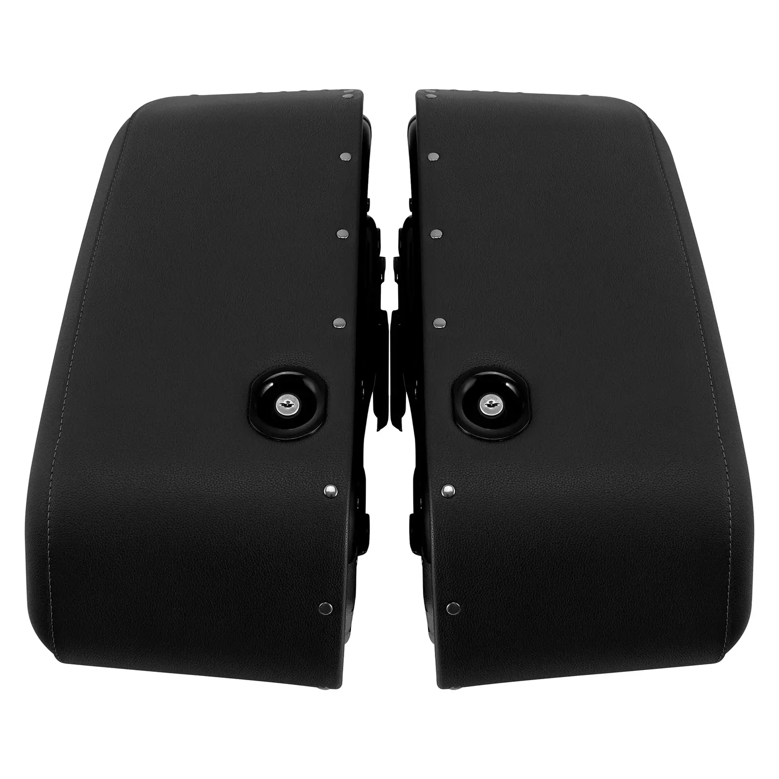 Black Detachable Saddlebags For Harley Fat Boy Breakout FLFB 2018-Up US - Image 6