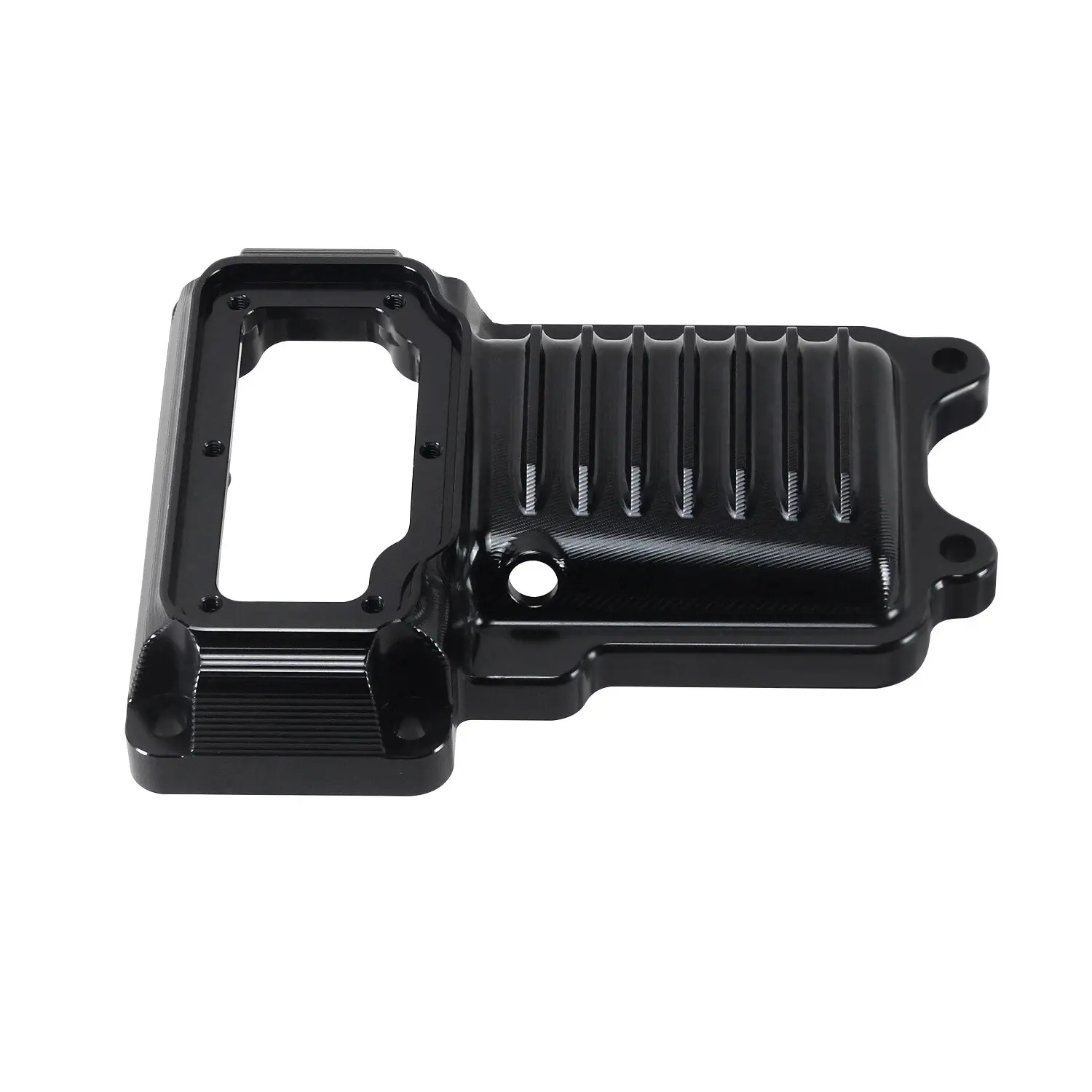 Black Twin Cam Transmission Top Cover for Harley 2006-17 Road Street Glide FLHT