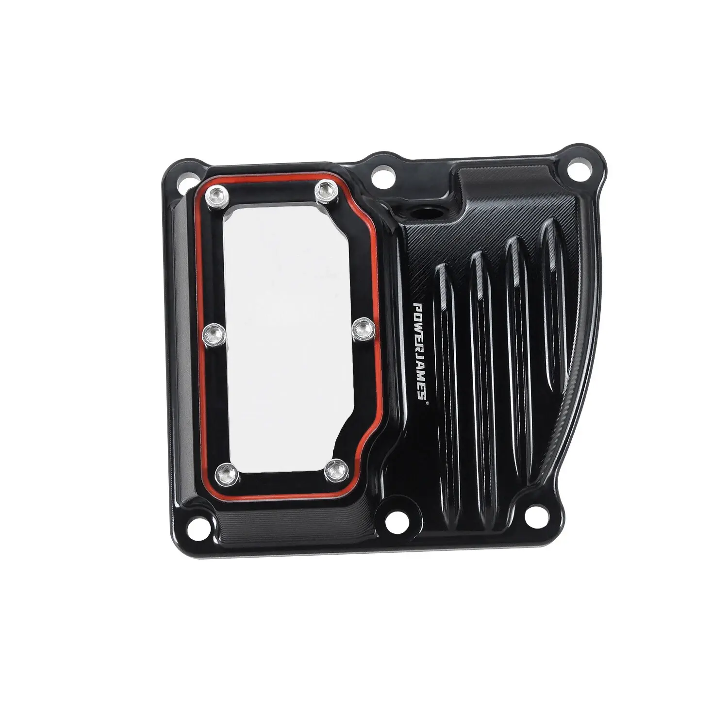 Black M8 Engine Transmission Top Cover for Harley 2017-25 Touring, 18-25 Softail - Image 4