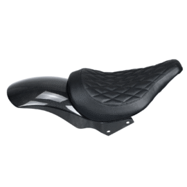 Black Shorter Carbon Fiber Rear Fender Fits Harley 18-2025 Softail with 180 Tie