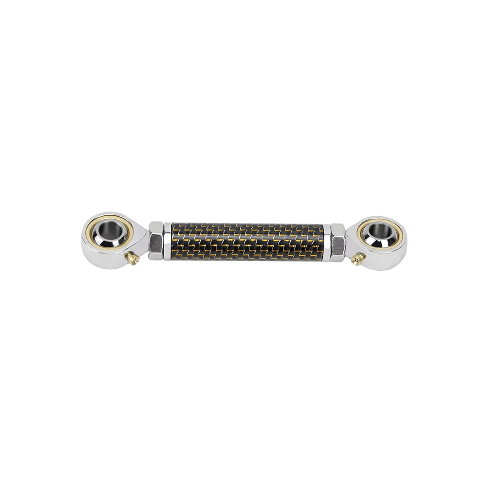 Yellow Carbon Fiber Softail Mid Control Shift Linkage for Harley FXST FXBB FXLR (SILVER) - Image 3