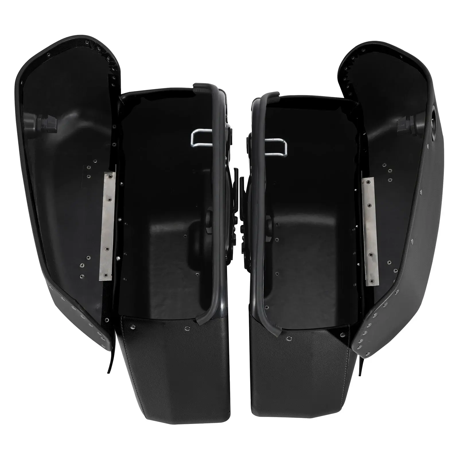 Black Detachable Saddlebags For Harley Fat Boy Breakout FLFB 2018-Up US - Image 8
