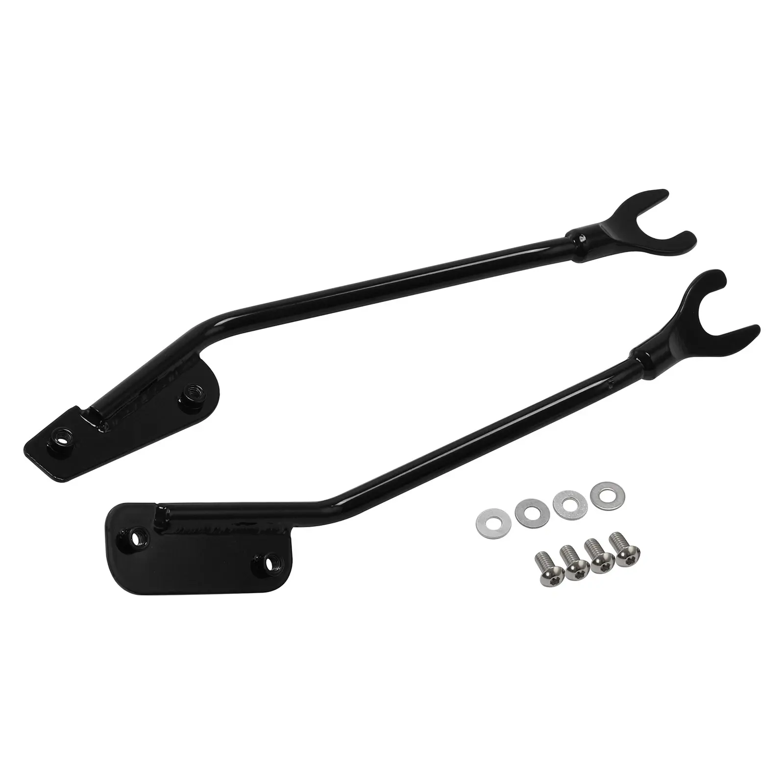 Black Detachable Saddlebags For Harley Fat Boy Breakout FLFB 2018-Up US - Image 10