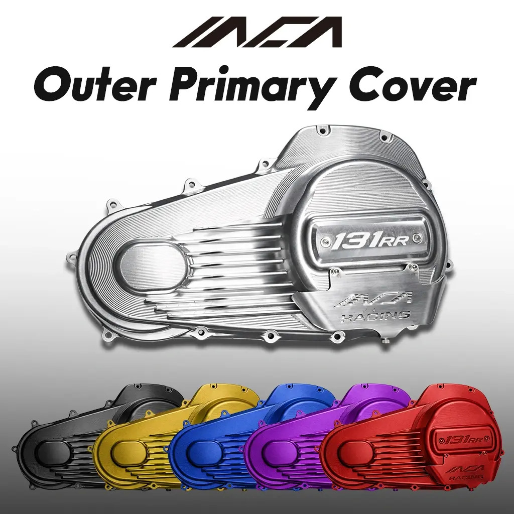 KOTB Style CNC Billet Outer Primary Cover for Harley Touring Models 2017–2025 - Multiple Color Options