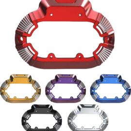 Customized Visible Aluminum Hydraulic Clutch Transmission Side Cover for Harley 14-20 Touring 103Twin Cam 107/114 M8 Engine With Color Options