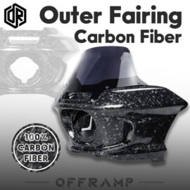 Forged Carbon Fiber Outer Fairing for Harley Softail Models 2018 and Later