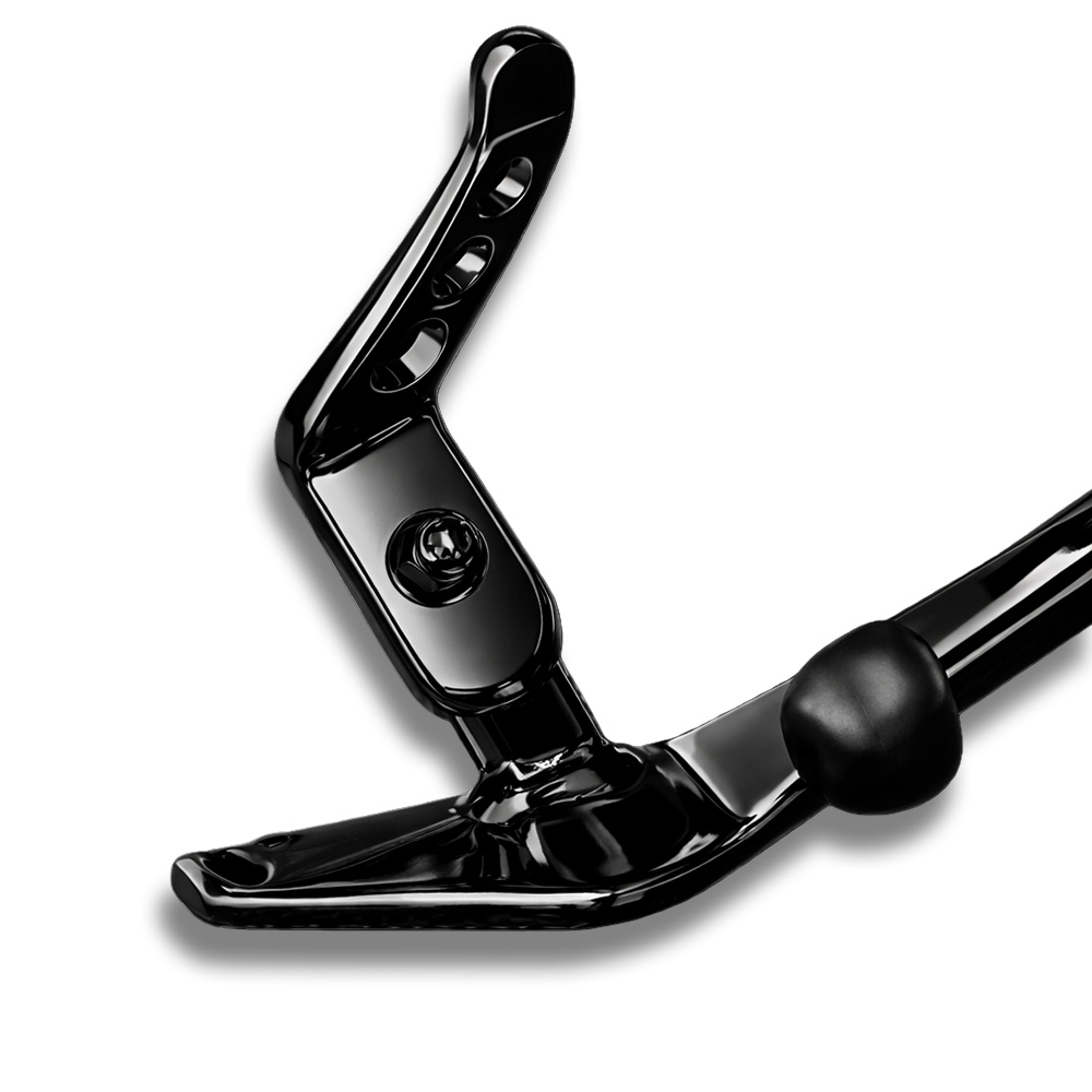 Black Kickstand Extension(Jiffy Stand Extension) for Harley 1999-later Touring models - Image 4