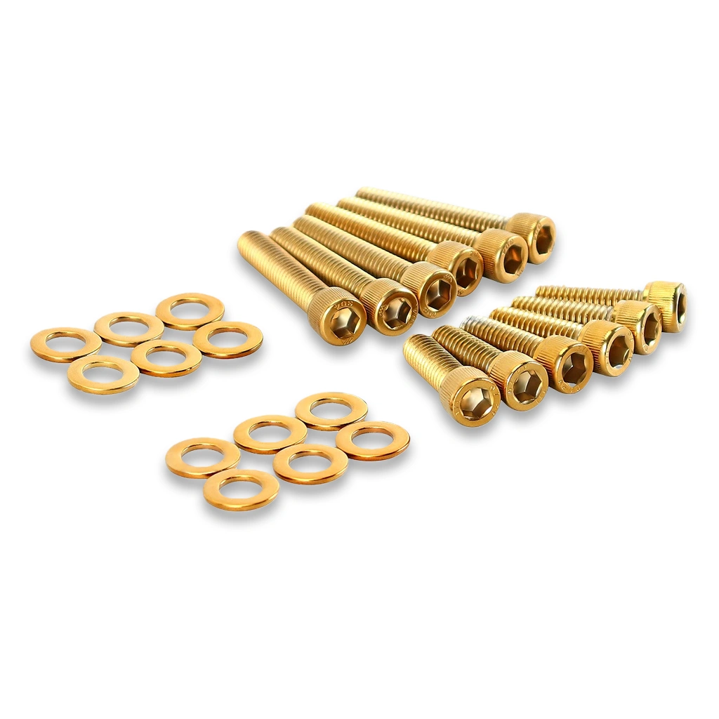 Gold Twin Cam Engine Cam Cover Bolt Kit for Harley Softail, Dyna & Touring 2000–2017 - Image 7