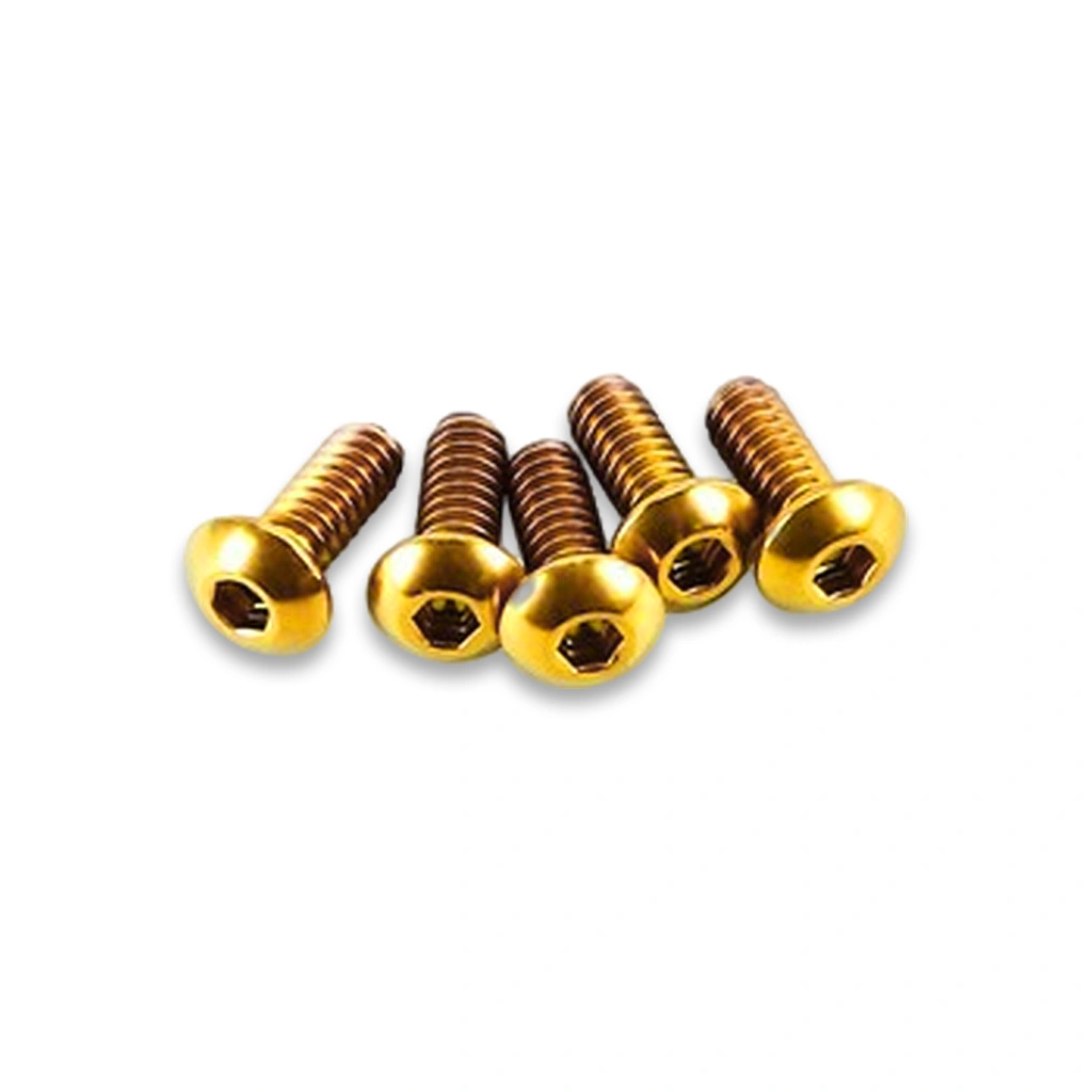 Gold Derby Cover Bolt Kit for Harley Softail 2019–2025 - Image 4