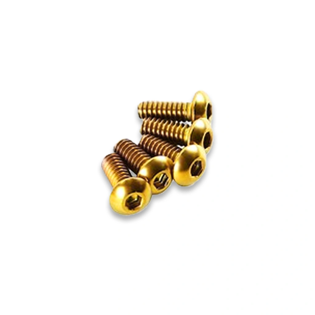 Gold Derby Cover Bolt Kit for Harley Softail 2019–2025 - Image 2