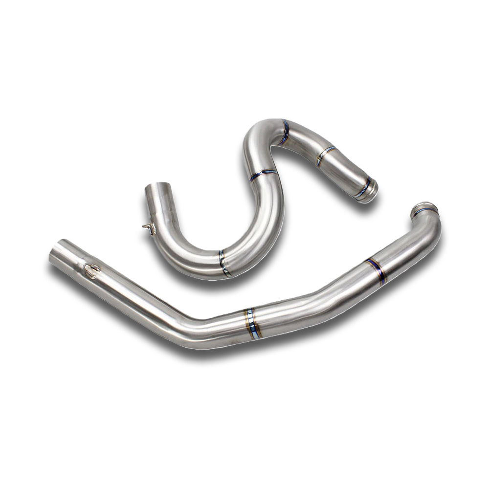Full Titanium 2-Into-1 Exhaust System for Harley Touring Models (2009–2016) - Image 3