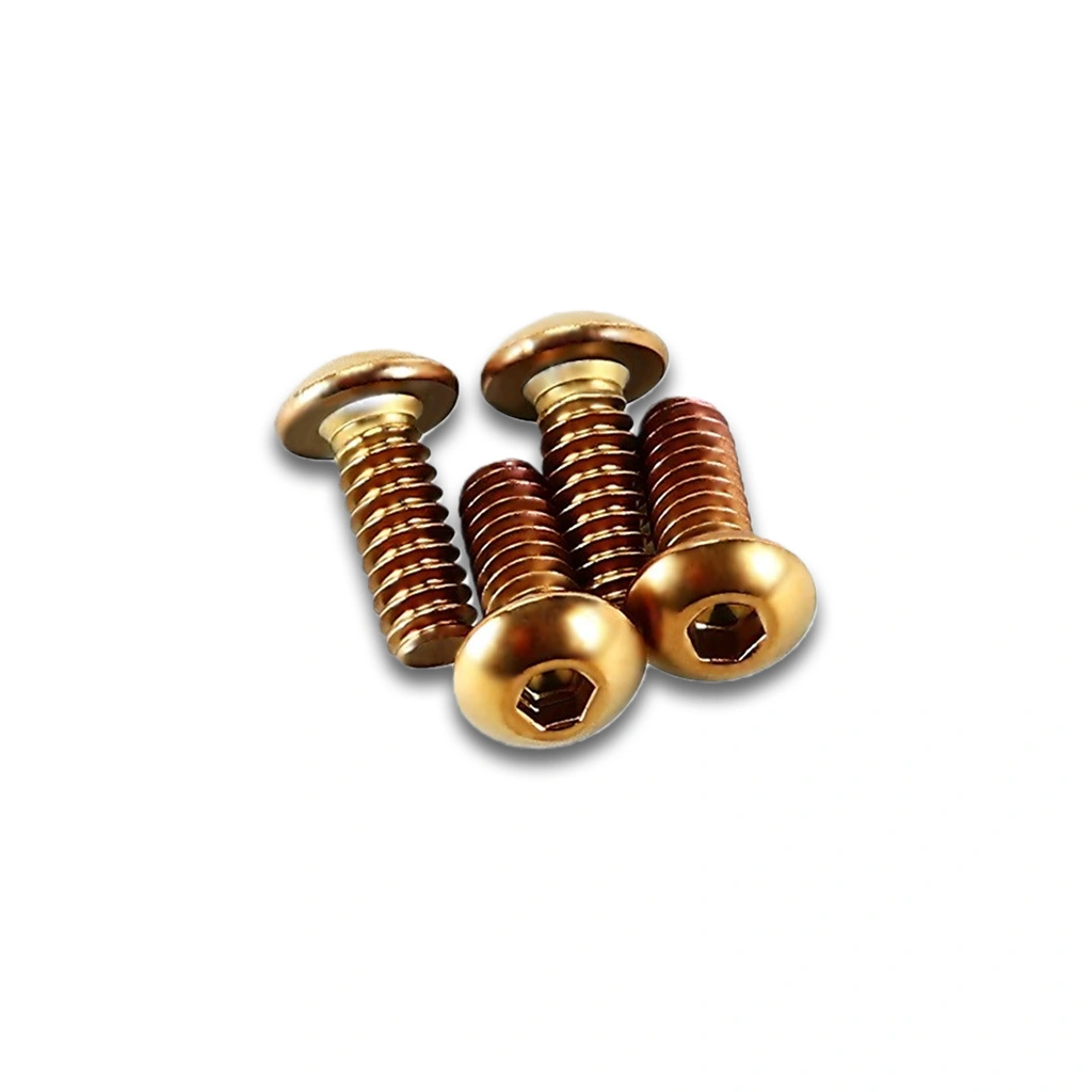 Gold Handlebar Switch Housing Bolt Kit for Harley Dyna, Sportster, Softail & Touring 1994–Later - Image 5