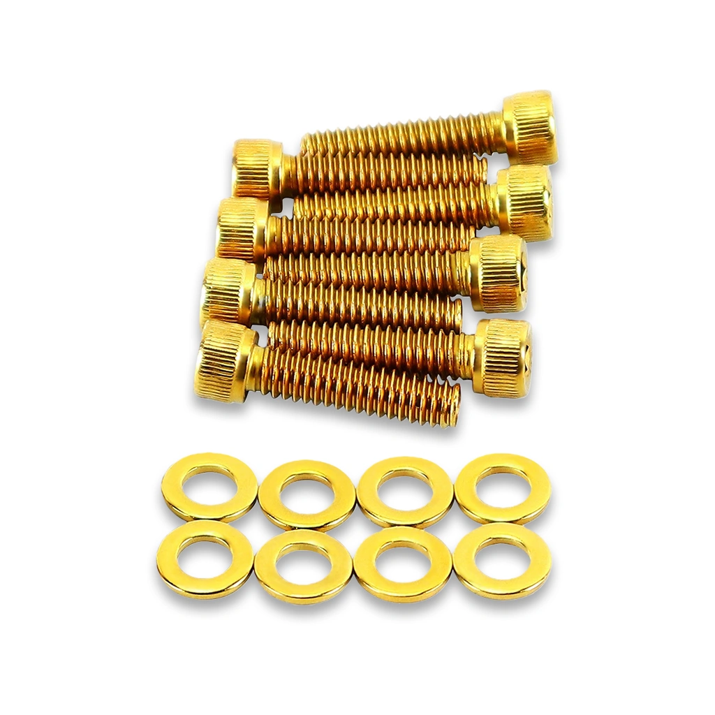 Gold Engine Lifter Cover Bolt Kit for Harley Softail, Dyna & Touring 2000–Later - Image 4