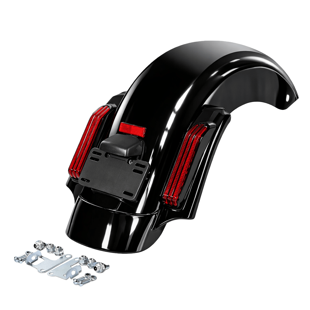 Black CVO-Style LED Rear Fender System for Harley Touring Models(2014–Mid 2023) - Image 2