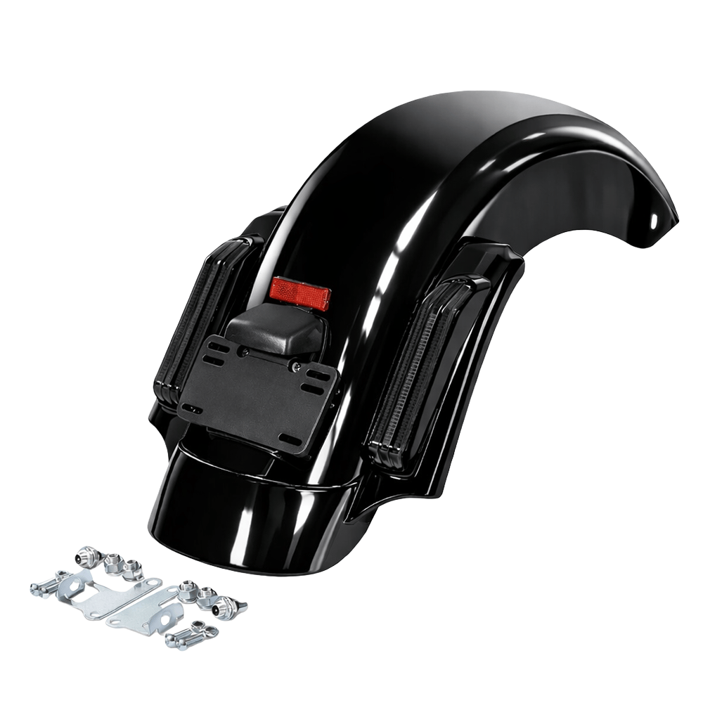 Black CVO-Style LED Rear Fender System for Harley Touring Models(2014–Mid 2023) - Image 3