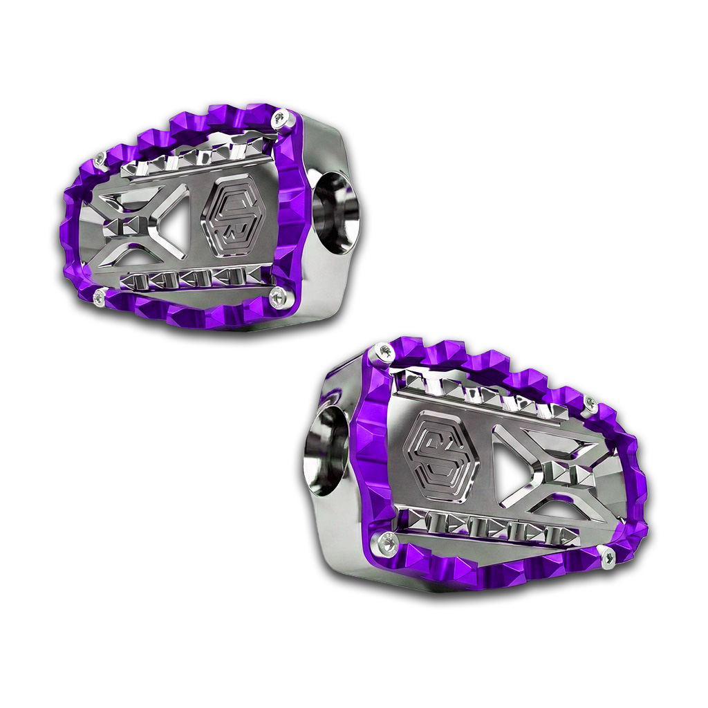 OFFRAMP Chrome Modular Performance Footboards for Harley Softail, Touring & Sportster Models - Image 9