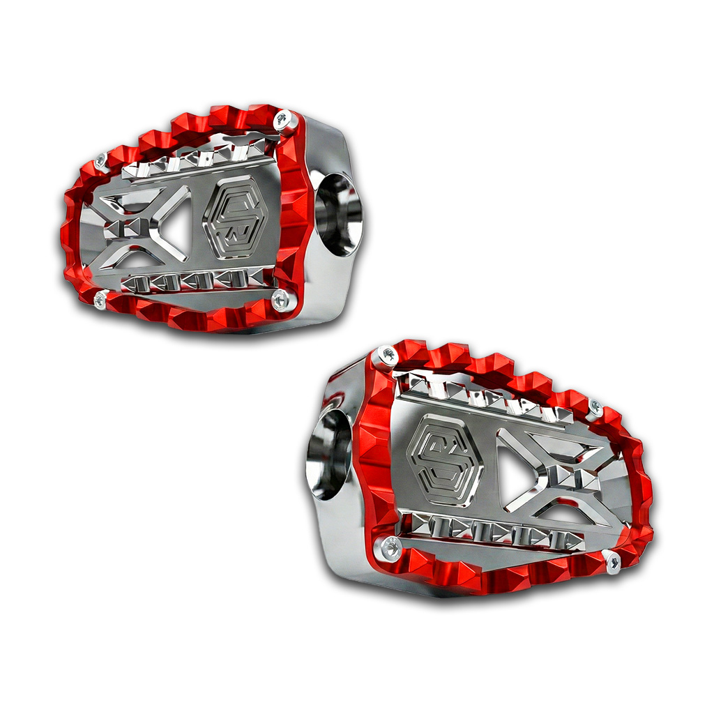 OFFRAMP Chrome Modular Performance Footboards for Harley Softail, Touring & Sportster Models - Image 7