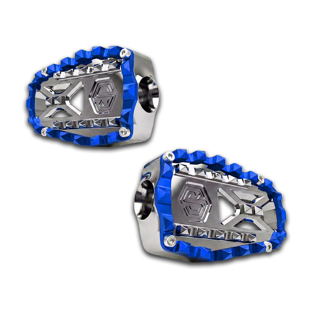 OFFRAMP Chrome Modular Performance Footboards for Harley Softail, Touring & Sportster Models - Image 8