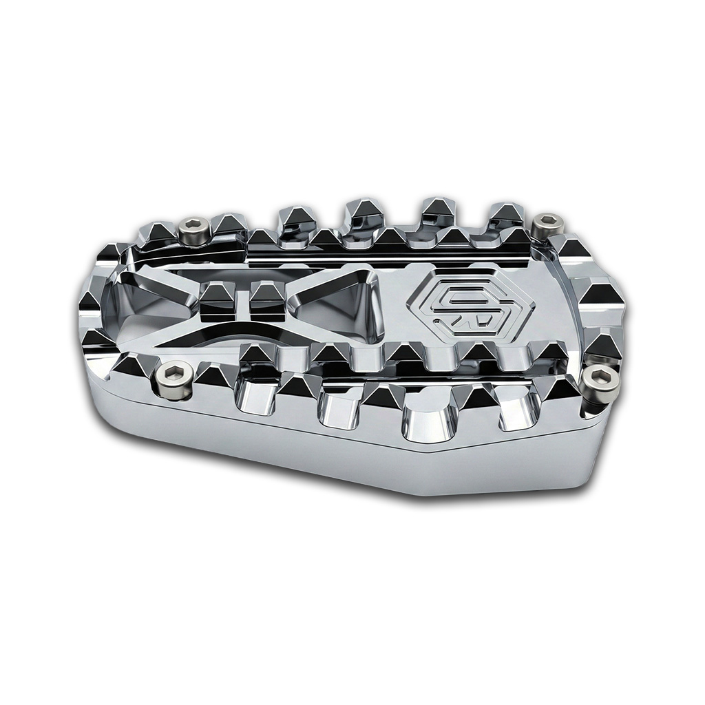 OFFRAMP Chrome Modular Performance Footboards for Harley Softail, Touring & Sportster Models - Image 4