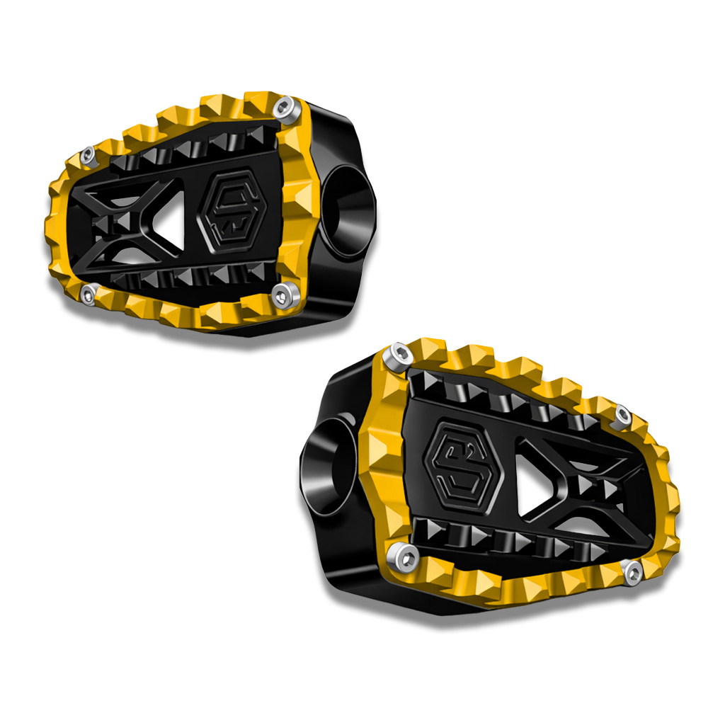 OFFRAMP Black Modular Performance Footboards for Harley Softail, Touring & Sportster Models - Image 8