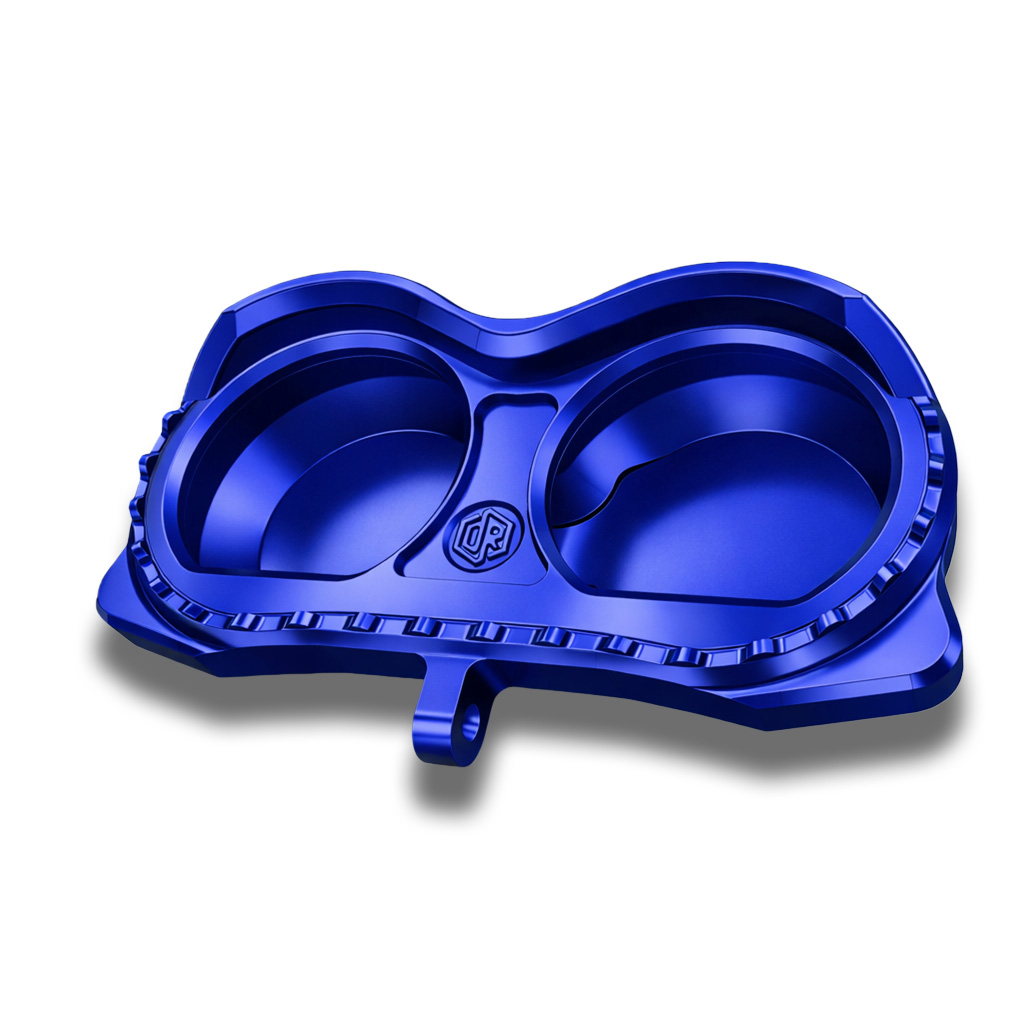 OFFRAMP LOCK-ON™ Gauge Bezel – CNC Machined Blue Anodized Finish for Harley Road Glide Touring - Image 6