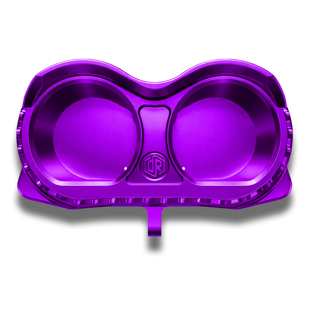 OFFRAMP LOCK-ON™ Gauge Bezel – CNC Machined Purple Anodized Finish for Harley Road Glide Touring - Image 5