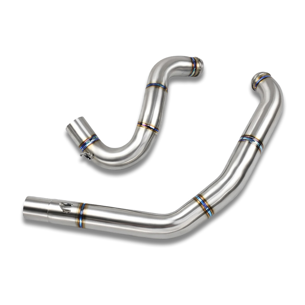 Full Titanium 2-Into-1 Exhaust System for Harley M8 Softail Models (2018–2023) - Image 5
