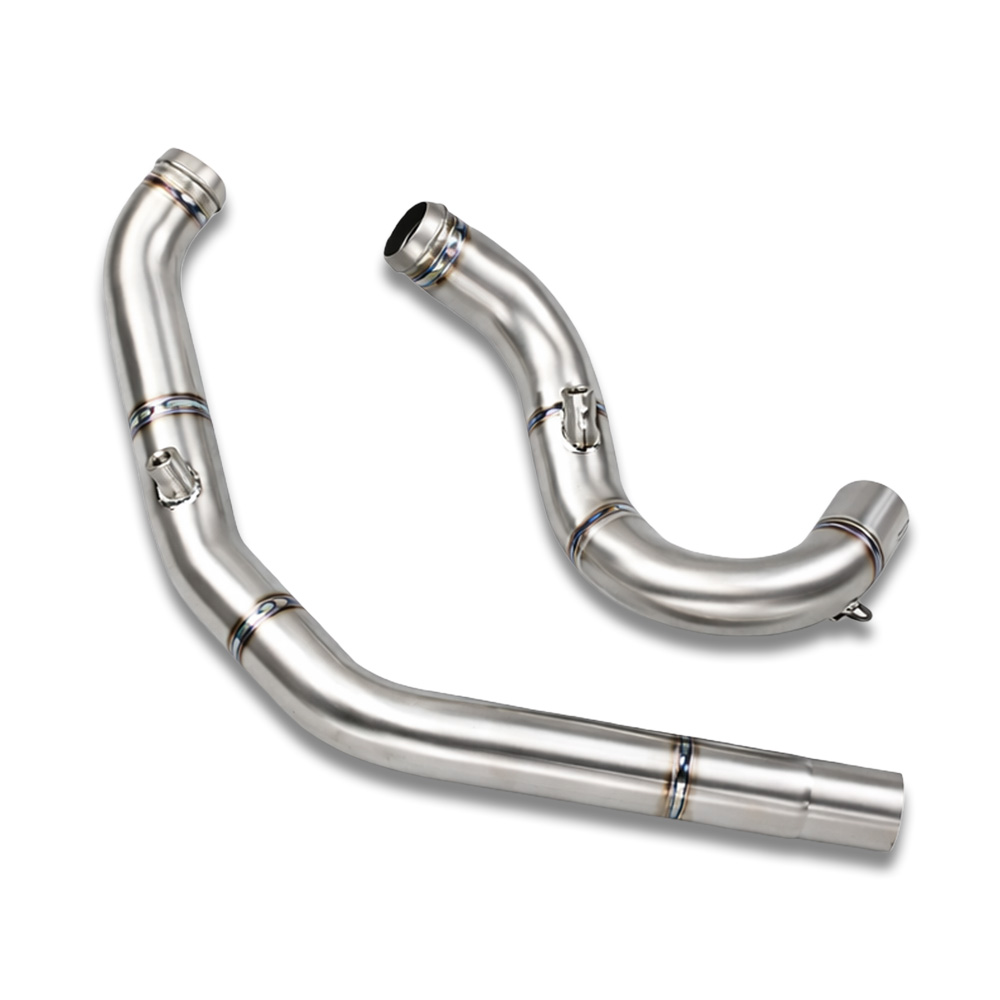 Full Titanium 2-Into-1 Exhaust System for Harley M8 Softail Models (2018–2023) - Image 7