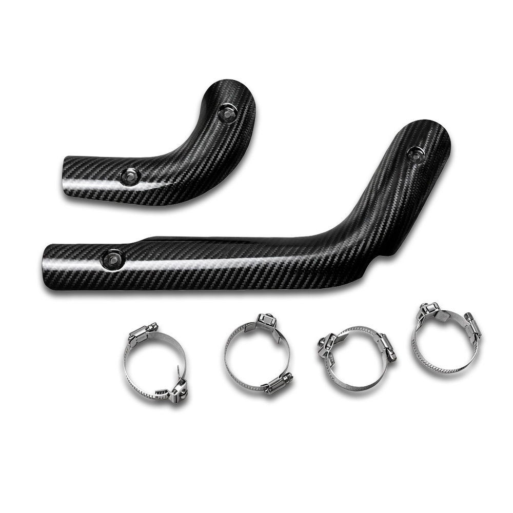 Carbon Fiber Exhaust Heat Shield for OFFRAMP 2-Into-1 Exhaust | Touring Models (2017–2023) - Image 5