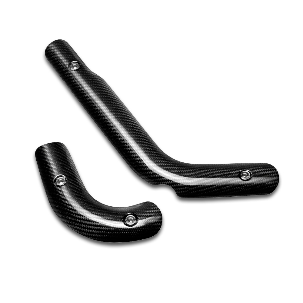 Carbon Fiber Exhaust Heat Shield for OFFRAMP 2-Into-1 Exhaust | Touring Models (2017–2023) - Image 4