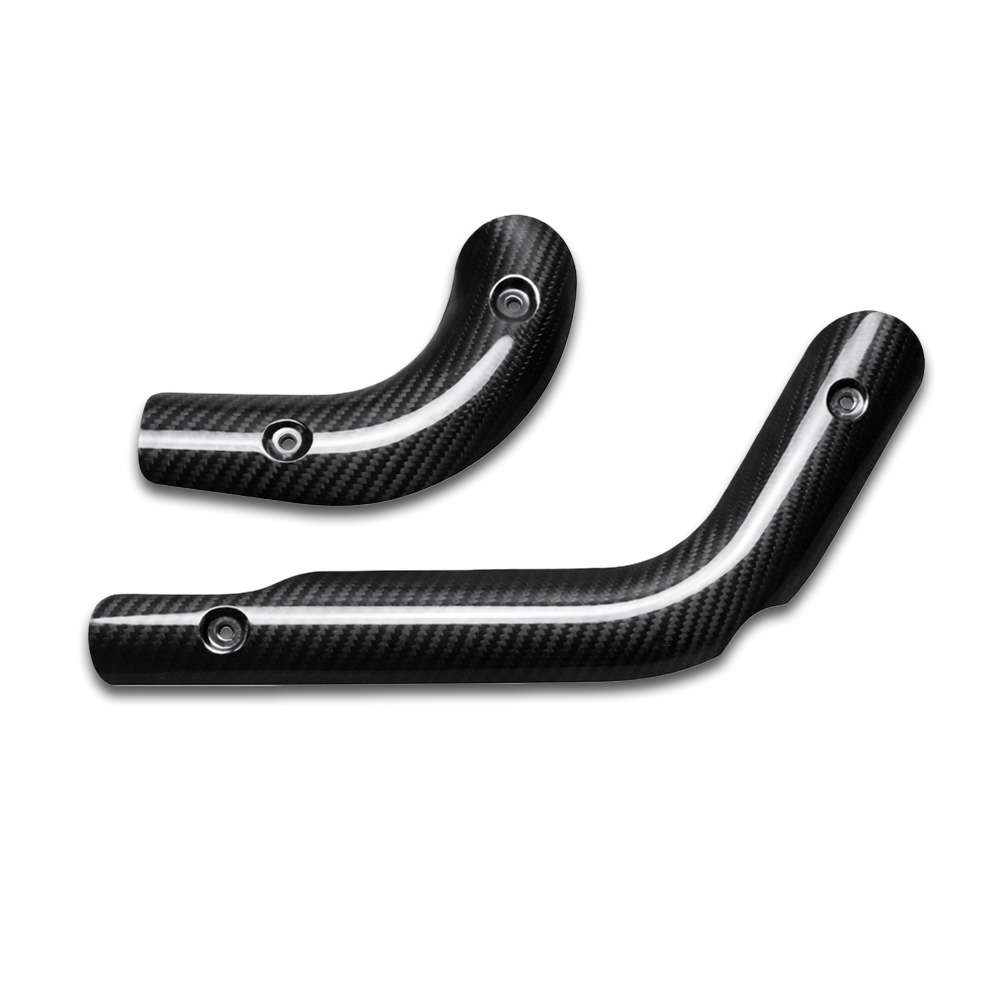 Carbon Fiber Exhaust Heat Shield for OFFRAMP 2-Into-1 Exhaust | Touring Models (2017–2023) - Image 3